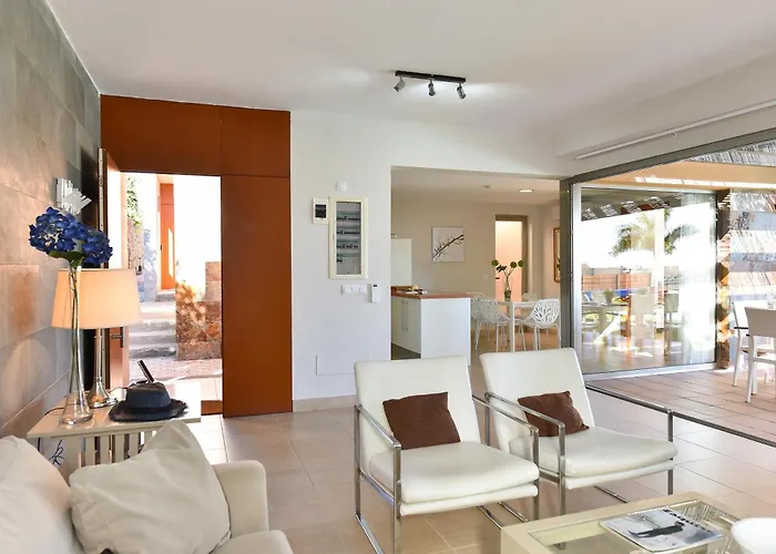 Villa Salobre Golf Siete Luxury Retreat In Gran Canaria Private Outdoor Heatable Pool Bbq Facilities Shaded Outdoor Dining Area Salobre,