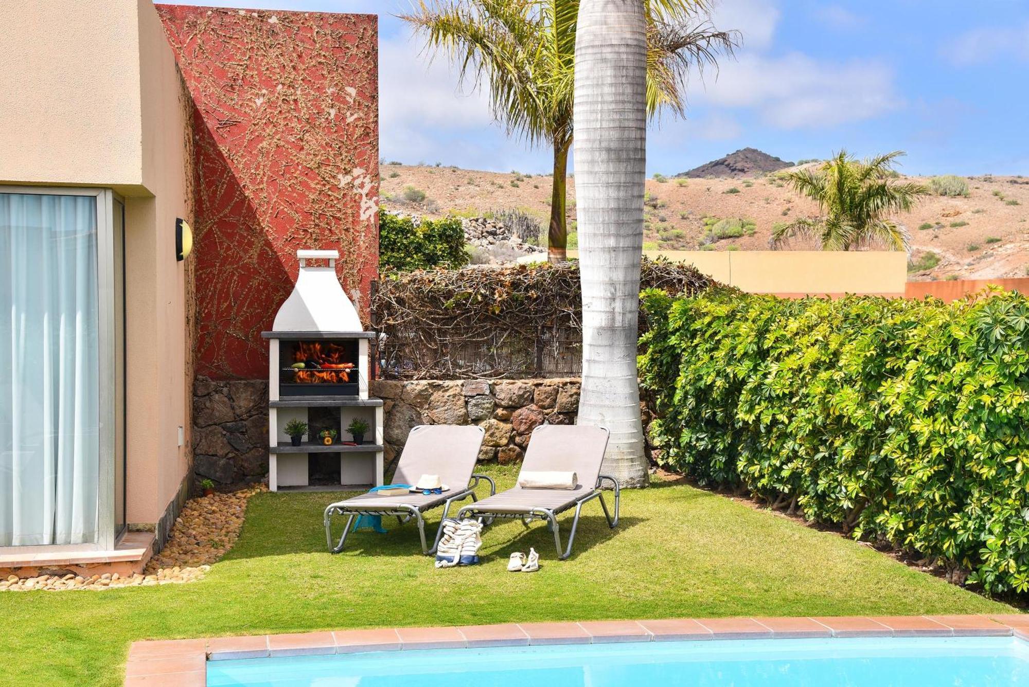 Salobre Golf Siete Luxury Retreat In Gran Canaria Private Outdoor Heatable Pool Bbq Facilities Shaded Outdoor Dining Area Salobre, Villa