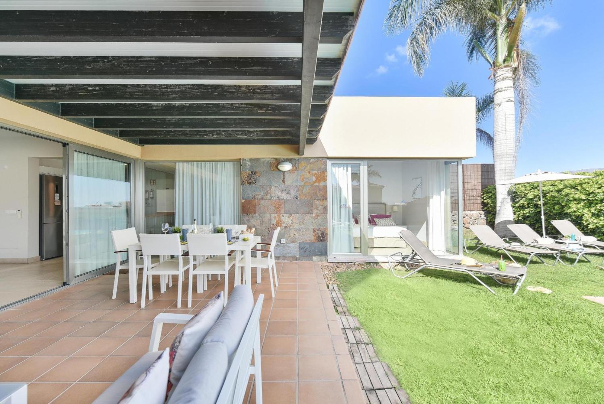 Salobre Golf Siete Luxury Retreat In Gran Canaria Private Outdoor Heatable Pool Bbq Facilities Shaded Outdoor Dining Area Salobre, *